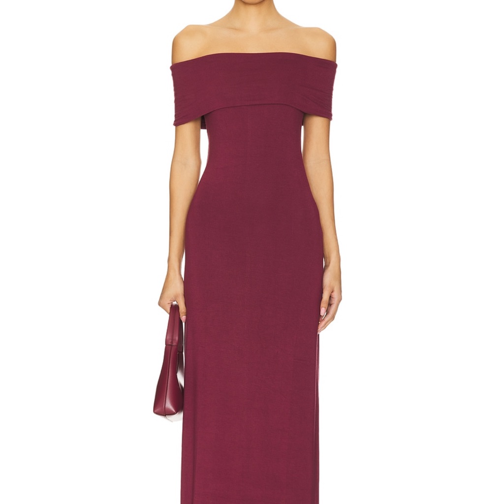 All The Ways Sienna Maxi Burgundy Dress